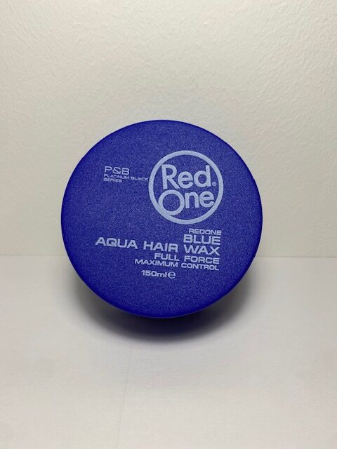 Red one BLUE aqua hair wax 150ml